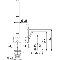 Μπαταρία κουζίνας FRANKE NEW ACTIVE J Χρωμέ 3156858036 -ΦτηνόςΜπαταρίες κουζίνας Κατάστημα μπαταρία κουζίνας franke new active j χρωμέ 3156858036 2