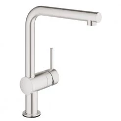 Μπαταρία κουζίνας ηλεκτρονική GROHE MINTA TOUCH Ντους Super Steel 31360DC1