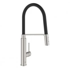 Μπαταρία κουζίνας με ελατήριο GROHE CONCETTO PRO 31491DC0 Super Steel
