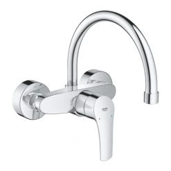 Μπαταρία κουζίνας τοίχου GROHE EUROSMART 32482003 Χρωμέ