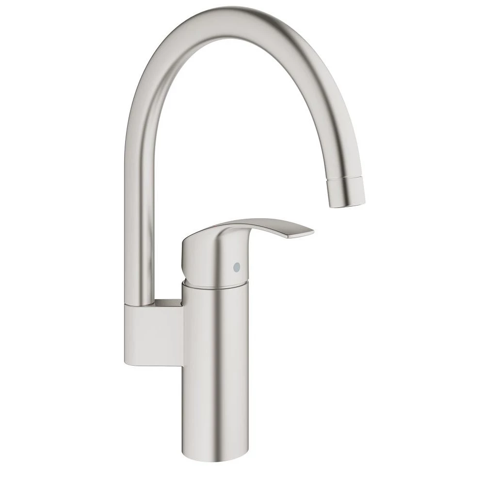 Μπαταρία κουζίνας Ψηλή GROHE EUROSMART Super Steel 33202DC2 3 Μπαταρία κουζίνας Ψηλή GROHE EUROSMART Super Steel 33202DC2