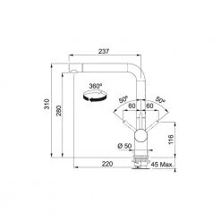 Μπαταρία νεροχύτη FRANKE Active Plus Standard Polar White 3153101017 -ΦτηνόςΜπαταρίες κουζίνας Κατάστημα μπαταρία νεροχύτη franke active plus standard polar white 3153101017 1