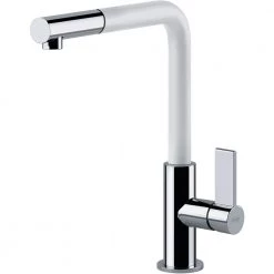 Μπαταρία νεροχύτη FRANKE Neptune Evo Ντους Χρωμέ / Λευκό 3156600832