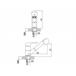 Μπαταρία νεροχύτη KARAG PRAXIS 1501 Inox -ΦτηνόςΜπαταρίες κουζίνας Κατάστημα μπαταρία νεροχύτη karag praxis 1501 inox 1