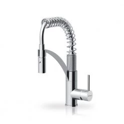 Μπαταρία νεροχύτη PYRAMIS ELEGANT MINI CRESENTO Χρωμέ με σπιράλ 090900701