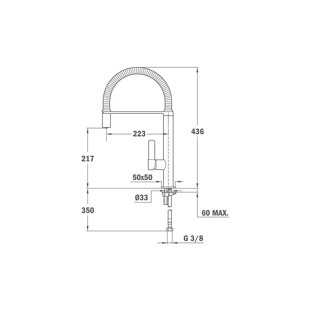 Μπαταρία νεροχύτη TEKA FO 939 Ντους Χρωμέ B.493.XP 4 Μπαταρία νεροχύτη TEKA FO 939 Ντους Χρωμέ B.493.XP - Image 2