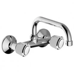 Μπαταρία νεροχύτου τοίχου OTTONE MELODA ENNE 62830U Χρωμέ